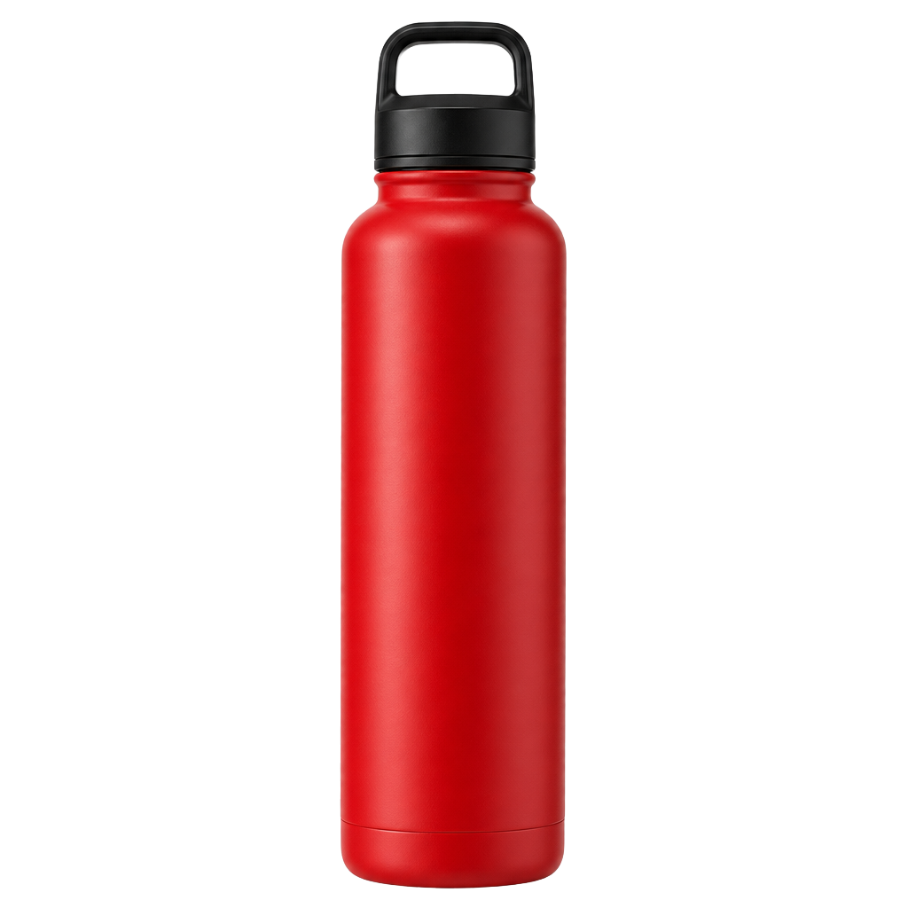 Tyre Titans Water Bottle Red